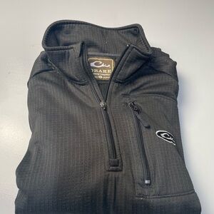 Drake Charcoal Quarter-Zip Jacket (L)